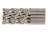 Grąžtai metalui Grąžtų komplektas cilindro formos / spiralė, HSS-G, 5 vnt., grąžto skersmuo: 9mm, pilnas ilgis: 125mm, darbinis ilgis: 81mm, paskirtis (medžiaga): ketus / plienas