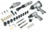 Pneumatinių įrankių kompl. Pneumatinių įrankių rinkinys su priedais
