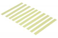 Lizdų ir purkštukų antgalių šlifuokliai Švitrinis popierius lizdų šlifavimui, Platus, żółty, plotis: 12 µm