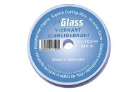 Glass cutting (glazing) wire Wire for glass cutting, shape: square, diameter: 0,6 mm, material: steel, colour: Silver, length: 44 m, quantity per set: 1 pcs