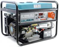 Benzininis generatorius Elektros generatorius 230/400V, variklio galia 18 AG, maksimali galia: 8kW, vardinė srovė: 34,8A, lizdai: 1x12V DC, 1x16A (400V), 1x32A (230V); paleidimas: automatinis/elektrinis/rankinis