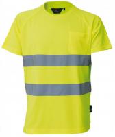 Marškinėliai Šviesą atspindintys rūbai, matmuo: XXXL, spalva: geltona