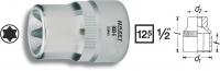 Rakto galvutė 1/2' E-TORX Socket socket / drive: 1/2", socket TORX/E-TORX size: E10, length: 38 mm