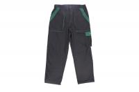 Kita darbinė ir apsauginė apranga Darbinės ir apsauginės kelnės, žalios/juodos, dydis XXL, 260 g/m2