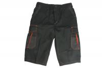 DARBINĖS IR APSAUGINĖS KELNĖS Protective and working clothing (trousers), short, size: L, colour: black/orange