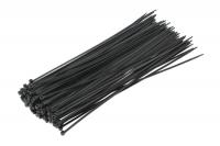 Užveržimo dirželiai juodi Tvirtinimo dirželiai, kabeliams 100vnt., spalva: juoda, plotis 3,6 mm, ilgis 300mm, medžiaga: poliamidas 6.6