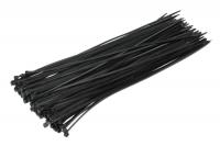 Užveržimo dirželiai juodi Tvirtinimo dirželiai, kabeliams 100vnt., spalva: juoda, plotis 4,8 mm, ilgis 370mm, medžiaga: poliamidas 6.6
