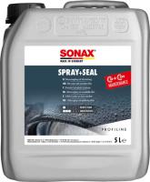 Apsauginė danga Apsauginė danga SONAX Profiline Spray & Seal 5000ml; apsaugos laikotarpis: 2mėnesis; paraiškos tipas: rankinis / šlapias