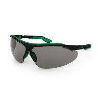 Akiniai Apsauginiai akiniai su laikikliais/suvirinimo uvex i-vo, UV 400, lęšio spalva: pilka, normos: EN 166; EN 169, spalva: Juoda/Žalia