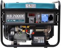 Benzininis generatorius Elektros generatorius degalų rūšis: Benzinas 230V, variklio galia 13 AG, maksimali galia: 5,5kW, vardinė srovė: 23,91A, lizdai: 12V/8,3A, 1x16A (230V), 1x32A (230V); paleidimas: elektrinis/rankinis