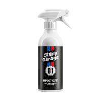 Priemonė vandens dėmėms pašalinti Priemonė vandens dėmėms pašalinti Shiny Garage (EN) Spot Off 0,5l; pH rūgštinis; skystis; (en) smooth paint coat; kvapas: vaisiu; pritaikymas (funkcijoms): (EN) Remanufacturing, kalkių nuosėdų pašalin