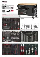 Įrankių vežimėlis su įrankiais Įrankių vežimėlis su įrankiais, 289 dalių, Stalčių skaičius: 13, S13, spalva: juoda