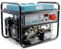 Benzininis generatorius Benzininis generatoriaus 3-fazis AVR 400V/50Hz, galia maks:5.5kW, pastovi galia:5 kW, nominali srovė: 10A, lizdai: 1x16A / 230v, 1x16A / 400v; 1x12V DC, paleidimas rankinis/elektrinis