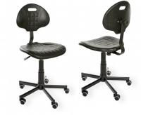 Taburetė Serviso kėdė Hoker PurMax WH Rosart, su ratukais, medžiaga: PUR poliuretanas, atspari chemikalams, kėdės aukštis: 830–1 000 mm, reguliuojamas aukštis (sedynės): 420–560 mm