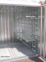 Sandėlio konteineris Metalinės lentynos ilgis: 2800 mm