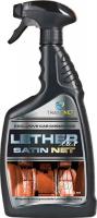 Vieno komponento chemija Lether Lux 800 ml. Gotowy do użycia czyszcząco-pielęgnujący preparat do skórzanej tapicerki samochodowej i mebli. Satin Net.
