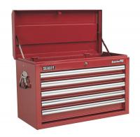 Įrankių dėžė be įrankių Įrankių dėžė, įrengtų stalčių skaičius: 5, spalva: raudona x plotis660mm x gylis315mm x aukštis425mm