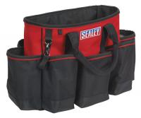 Darbo vietos organizavimas SEALEY Atviras įrankių krepšys, ilgis 560mm. Matmenys: 560 x 360 x 460 mm