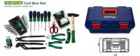 Įrankių dėžė su įrankiais Įrankių dėžė su įrankiais, įrankių skaičius: 31 vnt., plastikas, įrengtų stalčių skaičius: 1 vnt., mėlyna