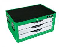 Įrankių dėžė be įrankių , metalas, stalčių skaičius: 3vnt., žalia, wymiary 687x459x360