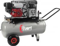 Stūmoklinis benzininis kompresorius Stūmoklinis kompresorius , resiveris: 100l. našumas: 330l/min, slėgis: 10 bar, galia: 4 kW, benzino suvartojimas: 1,3 l/val