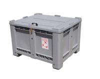 Kitos dėžės Naudotų akumuliatorių talpa, 500l, sustiprinta HDPE medžiaga, matmenys 1200 X 1000 X 790 mm