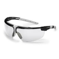 Akiniai Apsauginiai akiniai su laikikliais uvex i-3, UV 400, normos: EN 166; EN 170, spalva: Juoda/Pilka