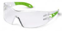 Akiniai Apsauginiai akiniai su laikikliais uvex pheos s, UV 400, lęšio spalva: skaidrus, normos: EN 166; EN 170, spalva: Balta/Žalia