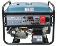 Benzininis generatorius Elektros generatorius degalų rūšis: Benzinas 230/400V, variklio galia 13 AG, maksimali galia: 5,5kW, vardinė srovė: 9,93A, lizdai: 1x16A (230V), 1x16A (400V); paleidimas: elektrinis/rankinis