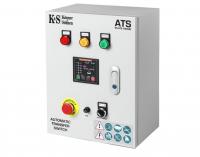 Srovės generatorių aksesuarai ATS įrenginys automatiškai paleidžia generatorių ir perduoda jam apkrovą, kai atjungiamas pagrindinis maitinimo šaltinis. ATS 230V-14.4kW (63A), 400V-34.8 Kw (63A)